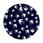 Birds pattern Ornament (Round) Front