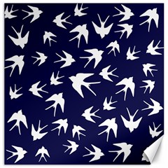 Birds Pattern Canvas 16  X 16  by Valentinaart