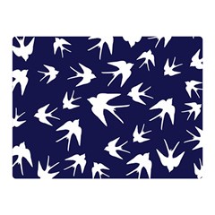 Birds Pattern Double Sided Flano Blanket (mini)  by Valentinaart