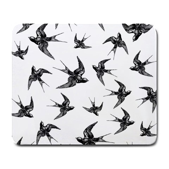 Birds pattern Large Mousepads