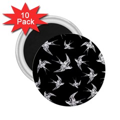 Birds Pattern 2 25  Magnets (10 Pack)  by Valentinaart