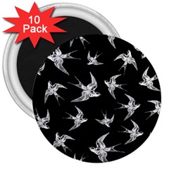 Birds Pattern 3  Magnets (10 Pack)  by Valentinaart