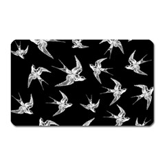 Birds Pattern Magnet (rectangular) by Valentinaart