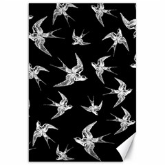 Birds Pattern Canvas 20  X 30  by Valentinaart