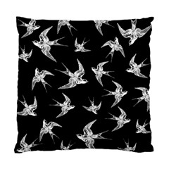 Birds Pattern Standard Cushion Case (two Sides) by Valentinaart