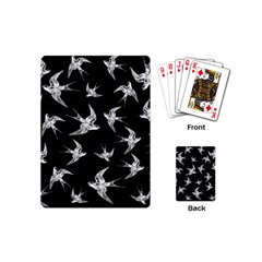 Birds Pattern Playing Cards (mini) by Valentinaart