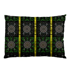 Stars And Flowers Decorative Pillow Case by pepitasart