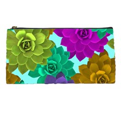 Flowers Stamping Pattern Reason Pencil Cases by Simbadda