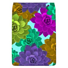 Flowers Stamping Pattern Reason Removable Flap Cover (l) by Simbadda