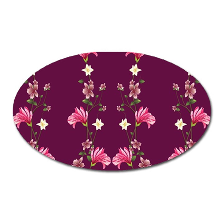 New Motif Design Textile New Design Oval Magnet