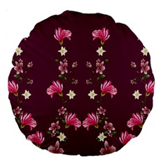 New Motif Design Textile New Design Large 18  Premium Round Cushions