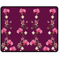 New Motif Design Textile New Design Double Sided Fleece Blanket (Medium) 