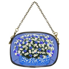 Marguerite Cornflower Vase Blossom Chain Purse (two Sides) by Simbadda