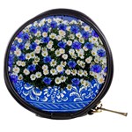 Marguerite Cornflower Vase Blossom Mini Makeup Bag Front