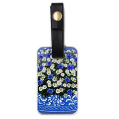 Marguerite Cornflower Vase Blossom Luggage Tags (one Side)  by Simbadda