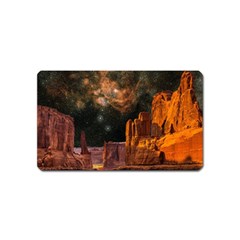 Geology Sand Stone Canyon Magnet (name Card) by Simbadda