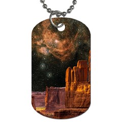 Geology Sand Stone Canyon Dog Tag (two Sides) by Simbadda