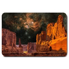 Geology Sand Stone Canyon Large Doormat  by Simbadda