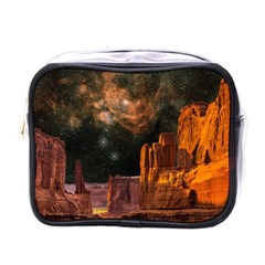 Geology Sand Stone Canyon Mini Toiletries Bag (one Side) by Simbadda