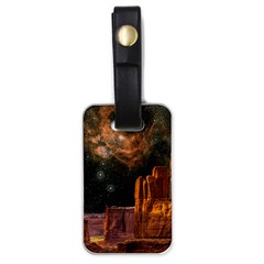 Geology Sand Stone Canyon Luggage Tags (one Side)  by Simbadda