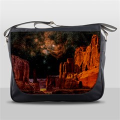 Geology Sand Stone Canyon Messenger Bag by Simbadda