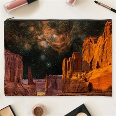 Geology Sand Stone Canyon Cosmetic Bag (xxxl) by Simbadda