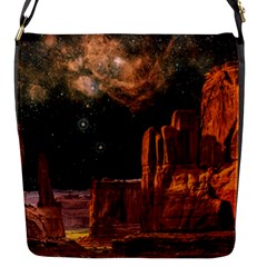 Geology Sand Stone Canyon Flap Closure Messenger Bag (s) by Simbadda