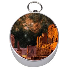 Geology Sand Stone Canyon Silver Compasses by Simbadda