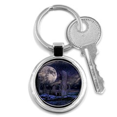 Place Of Worship Scotland Celts Key Chains (round)  by Simbadda