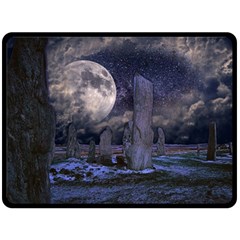 Place Of Worship Scotland Celts Fleece Blanket (large)  by Simbadda