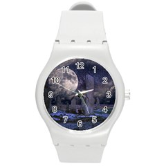 Place Of Worship Scotland Celts Round Plastic Sport Watch (m) by Simbadda