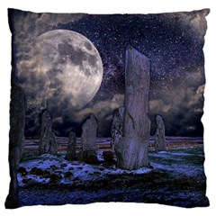 Place Of Worship Scotland Celts Large Cushion Case (one Side) by Simbadda