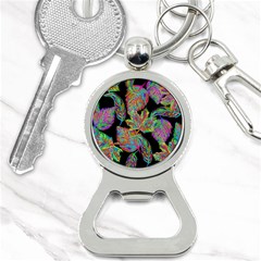 Autumn Pattern Dried Leaves Bottle Opener Key Chains by Simbadda