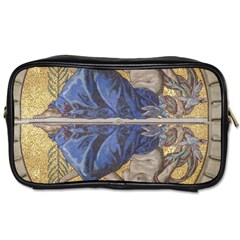 Mosaic Painting Glass Decoration Toiletries Bag (two Sides) by Simbadda