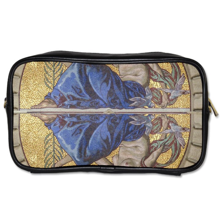 Mosaic Painting Glass Decoration Toiletries Bag (Two Sides)