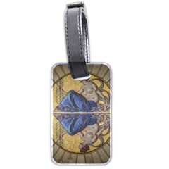 Mosaic Painting Glass Decoration Luggage Tags (two Sides) by Simbadda