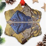 Mosaic Painting Glass Decoration Ornament (Snowflake) Front