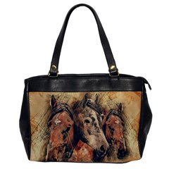 Head Horse Animal Vintage Oversize Office Handbag by Simbadda