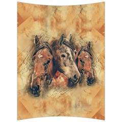 Head Horse Animal Vintage Back Support Cushion by Simbadda