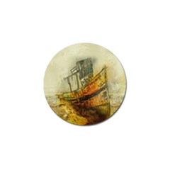 Boat Old Fisherman Mar Ocean Golf Ball Marker (10 Pack) by Simbadda