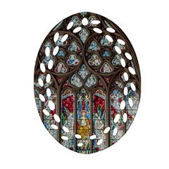 St Martins In The Bullring Birmingham Oval Filigree Ornament (two Sides)