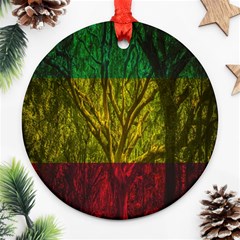 Rasta Forest Rastafari Nature Ornament (round) by Simbadda