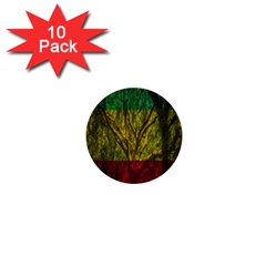 Rasta Forest Rastafari Nature 1  Mini Buttons (10 Pack)  by Simbadda