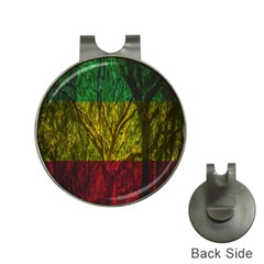 Rasta Forest Rastafari Nature Hat Clips With Golf Markers by Simbadda