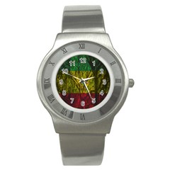 Rasta Forest Rastafari Nature Stainless Steel Watch by Simbadda