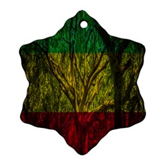 Rasta Forest Rastafari Nature Ornament (snowflake) by Simbadda