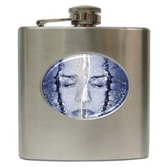 Girl Water Natural Hair Wet Bath Hip Flask (6 Oz) by Simbadda