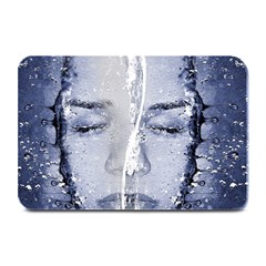 Girl Water Natural Hair Wet Bath Plate Mats by Simbadda