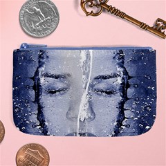 Girl Water Natural Hair Wet Bath Large Coin Purse by Simbadda