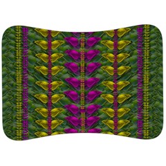 Butterfly Liana Jungle And Full Of Leaves Everywhere Velour Seat Head Rest Cushion by pepitasart